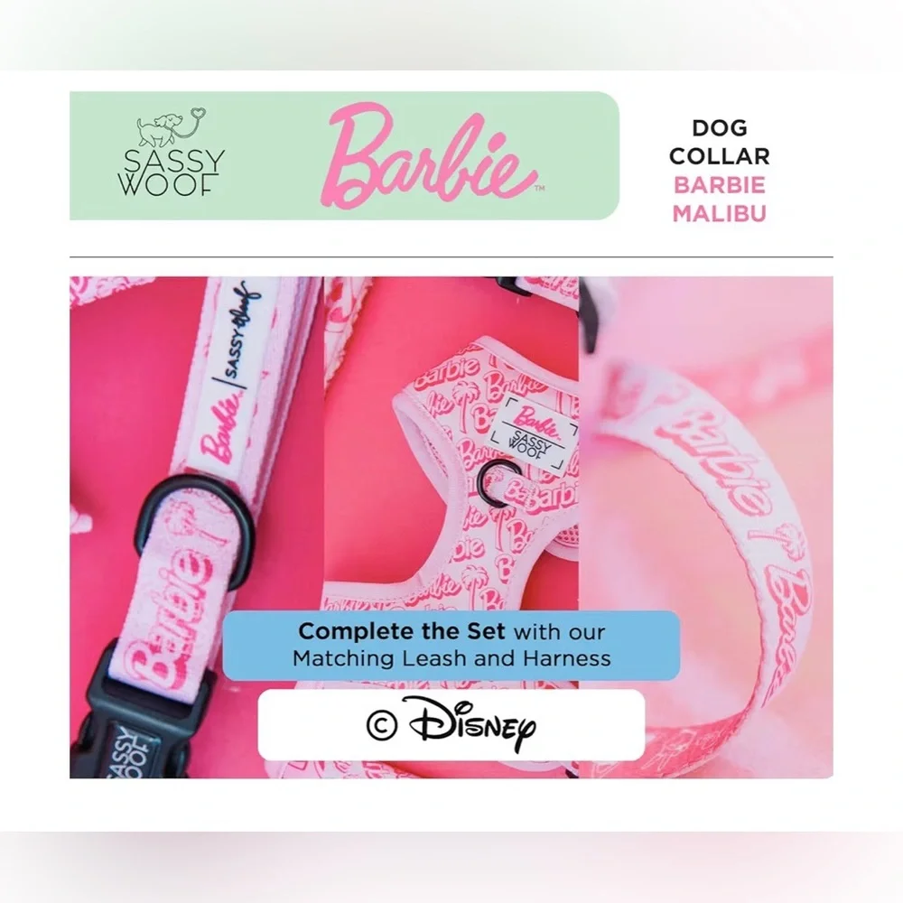 Barbie x Sassy Woof DOG COLLAR - BARBIE™ MALIBU